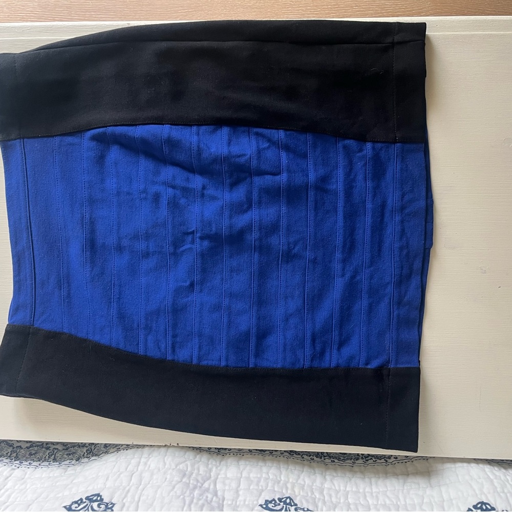 Express Royal Blue Bandage Skirt